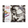 CONTÉ À PARIS BOX SET OF 48 PASTEL PENCILS ASSORTED COLOURS