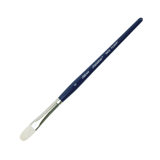 SILVER BRUSH BRISTLON FILBERT PINCEAU OVALE MANCHE COURT SÉRIE 1903S