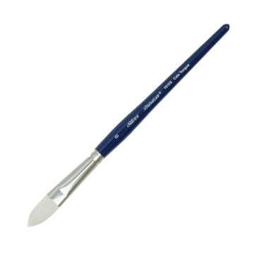 SILVER BRISTLON CATS TONGUE PINCEL LENGUA DE GATO MANGO CORTO SERIE 1910S