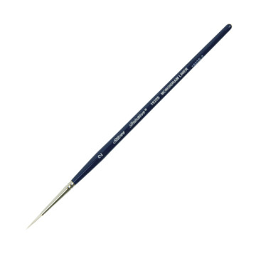 SILVER BRUSH BRISTLON MONOGRAM LINER PENNELLO MANICO CORTO SERIE 1922S