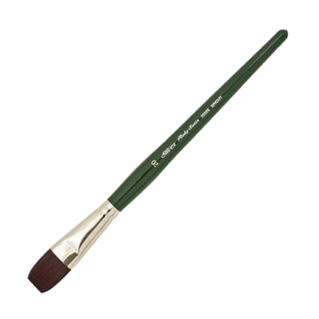 SILVER RUBY SATIN BRIGHT PINCEL PLANO  MANGO CORTO SERIE 2502S