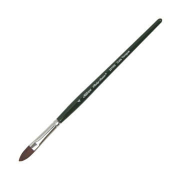 SILVER BRUSH RUBY SATIN CATS TONGUE PENNELLO LINGUA DI GATTO MANICO CORTO SERIE 2510S