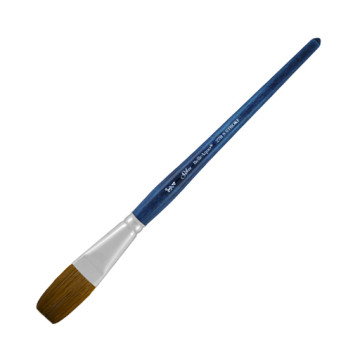SILVER BRUSH BELLEAQUA STROKE PENNELLO PIATTO LARGO MANICO CORTO SERIE 2711S