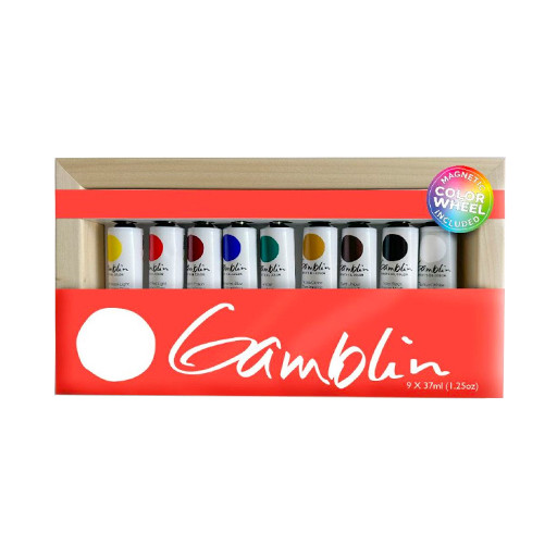 GAMBLIN ARTISTS SET 9 COLORES AL ÓLEO