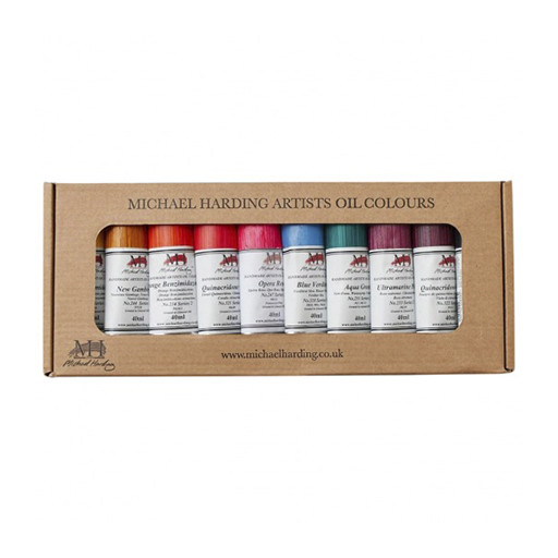 MICHAEL HARDING OIL SET BRICK LANE SELECTION - 10 COULEURS À L'HUILE DE 40 ML