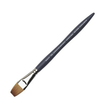 WINSOR & NEWTON PROFESSIONAL WATERCOLOUR SYNTHETIC SABLE ONE STROKE - PENNELLO PIATTO FIBRA SINTETICA MANICO CORTO
