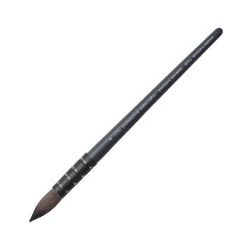 WINSOR & NEWTON PROFESSIONAL WATERCOLOUR SYNTHETIC SQUIRREL QUILL - PENNELLO TONDO FIBRA SINTETICA MANICO CORTO
