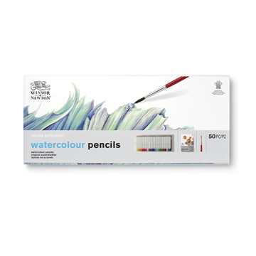 WINSOR & NEWTON STUDIO COLLECTION WATERCOLOUR PENCILS SET 48 MATITE ACQUERELLABILI ASSORTITE