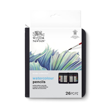 WINSOR & NEWTON STUDIO COLLECTION SET MATITE ACQUERELLABILI + ASTUCCIO
