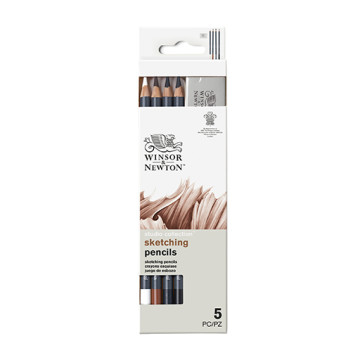 WINSOR & NEWTON STUDIO COLLECTION SET DI 4 MATITE PER SCHIZZI + GOMMA