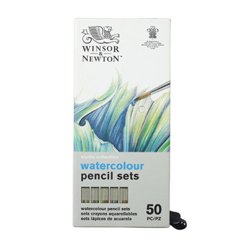 WINSOR & NEWTON STUDIO COLLECTION SET 50 MATITE ACQUERELLABILI