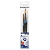DALER ROWNEY AQUAFINE SET OF 3 BRUSHES SHORT HANDLE SERIES 301