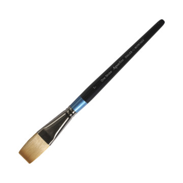 DALER ROWNEY AQUAFINE ONE STROKE PINCEL PLANO LARGO SINTÉTICO MANGO CORTO SERIE 21