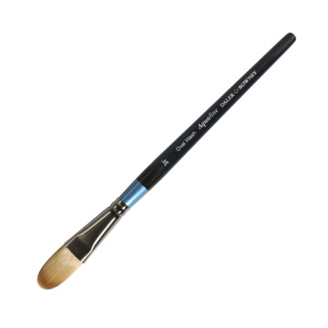 DALER ROWNEY AQUAFINE OVAL WASH PENNELLO OVALE SINTETICO MANICO CORTO SERIE 52