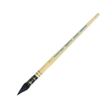 DALER ROWNEY AQUAFINE POINTED WASH PINCEL REDONDO EN PUNTA SINTÉTICO MANGO CORTO SERIE 24