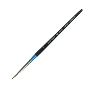 DALER ROWNEY AQUAFINE SABLE ROUND PINCEL REDONDO MARTA MANGO CORTO SERIE 34