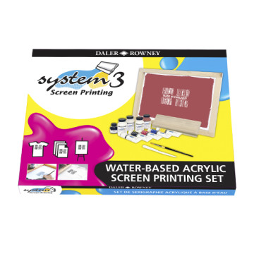 DALER ROWNEY SYSTEM 3 SCREEN PRINTING - SET DI SERIGRAFIA