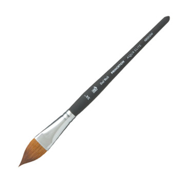 PRINCETON AQUA ELITE PENNELLO OVALE FIBRA SINTETICA MANICO CORTO SERIE 4850OW