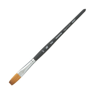 PRINCETON AQUA ELITE PENNELLO PIATTO LUNGO FIBRA SINTETICA MANICO CORTO SERIE 4850ST