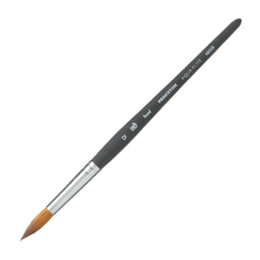 PRINCETON AQUA ELITE RUNDPINSEL SYNTHETIKFASERN KURZER STIEL SERIE 4850R