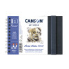 CANSON ART BOOK MIXED MEDIA ARTIST CARNET MULTI-TECHNIQUES SPIRALÉ 300 G