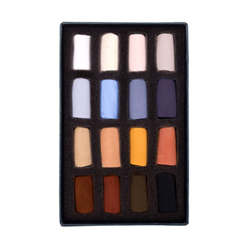 UNISON SOFT PASTELS SET ANIMALE EMMA COLBERT - SCATOLA CARTONE 16 MEZZI PASTELLI MORBIDI