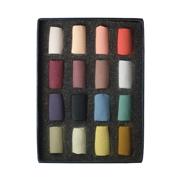 UNISON SOFT PASTELS SET VERSATILITÀ GINNY ELSTON - SCATOLA CARTONE 16 MEZZI PASTELLI MORBIDI
