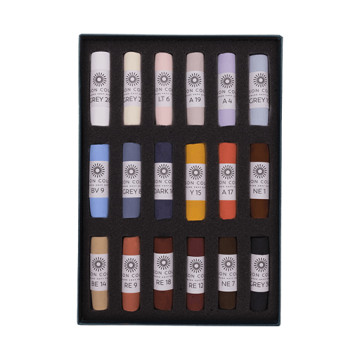 UNISON SOFT PASTELS SET ANIMALE EMMA COLBERT - SCATOLA CARTONE 18 PASTELLI MORBIDI