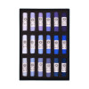 UNISON SOFT PASTELS SET AZUL VIOLETA - CAJA CARTÓN 18 PASTELES SUAVES