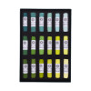 UNISON SOFT PASTELS GREEN COLOURS 19 TO 36 SET - CARDBOARD BOX 18 STICKS