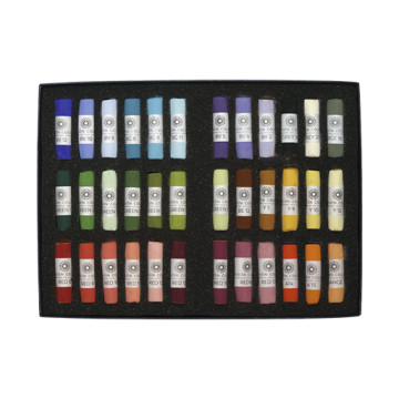 UNISON SOFT PASTELS SET GAIL SIBLEY - SCATOLA CARTONE 36 PASTELLI MORBIDI
