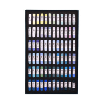 UNISON SOFT PASTELS SET PAESAGGIO MARINO TRICIA TAYLOR - SCATOLA CARTONE 72 PASTELLI MORBIDI