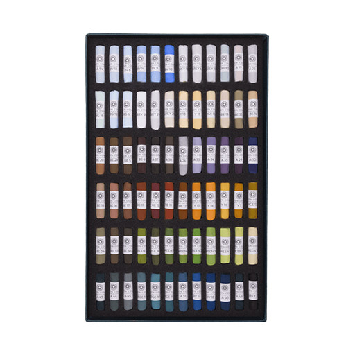 UNISON SOFT PASTELS LANDSCAPE SET - CARDBOARD BOX 72 STICKS