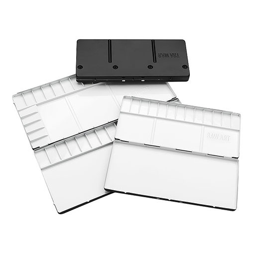 RAW ART MATERIALS PROFESSIONAL ALUMINIUM PALETTE BOX - EMPTY