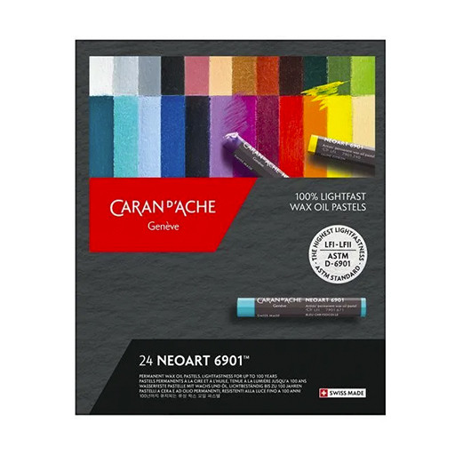 CARAN D'ACHE NEOART 6901 SET 24 PASTELES AL ÓLEO