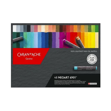 CARAN D'ACHE NEOART 6901 SET 48 PASTELLI A CERA E AD OLIO