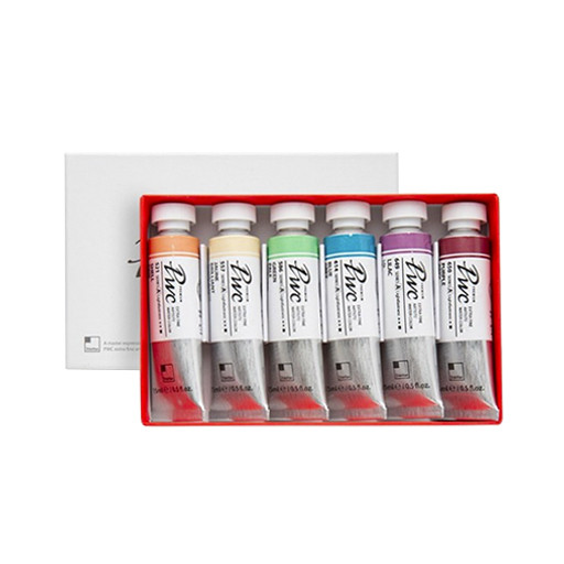 SHINHAN PWC EXTRA FINE WATERCOLOUR SET TINT A - 6 X 15 ML TUBES