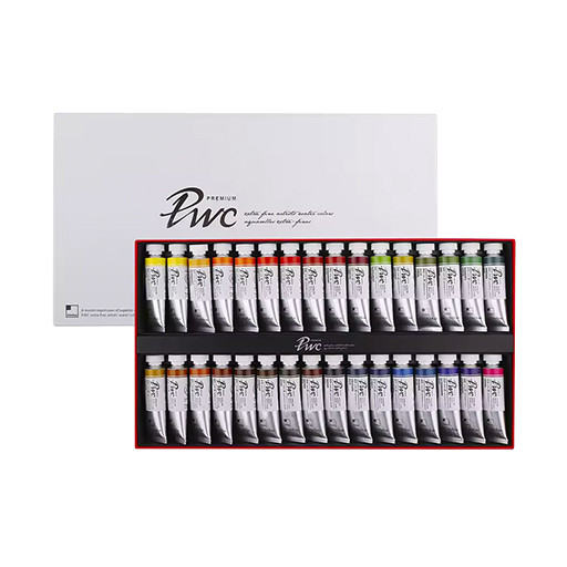 SHINHAN PWC EXTRA FINE WATERCOLOUR SET OF 32 X 15 ML TUBES