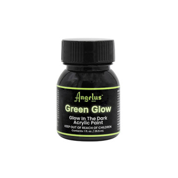 ANGELUS GREEN GLOW IN THE DARK COLORI PER CUOIO - BRILLANO AL BUIO