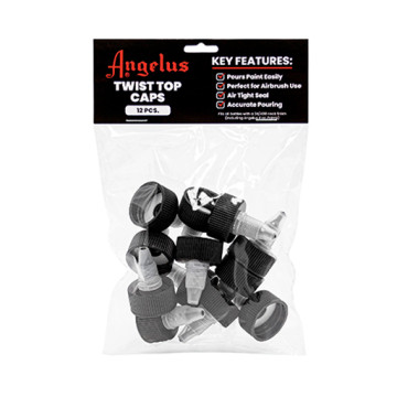 ANGELUS EASY POUR TWIST TOP CAPS SET OF 12
