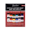 ANGELUS BEST SELLERS KIT - SET 12 PINTURAS ACRÍLICAS PARA CUERO