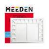 MEEDEN PALETA DE CERÁMICA RECTANGULAR CON 17 POCILLOS