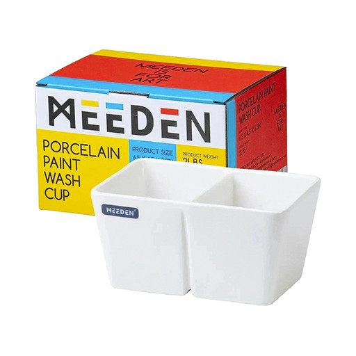 MEEDEN BOL CÉRAMIQUE POUR LAVER LES PINCEAUX