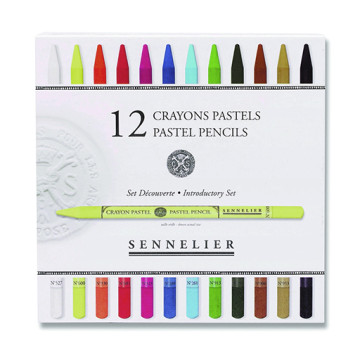 SENNELIER SET INTRODUTTIVO 12 MATITE PASTELLO + 12 SPAZI VUOTI