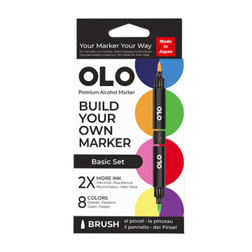 OLO SET BASE 8 PENNARELLI PERSONALIZZABILI