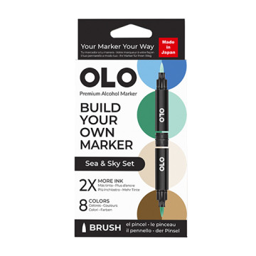 OLO SET CIELO E MARE 8 PENNARELLI PERSONALIZZABILI