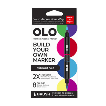 OLO SET VIBRANTE 8 PENNARELLI PERSONALIZZABILI