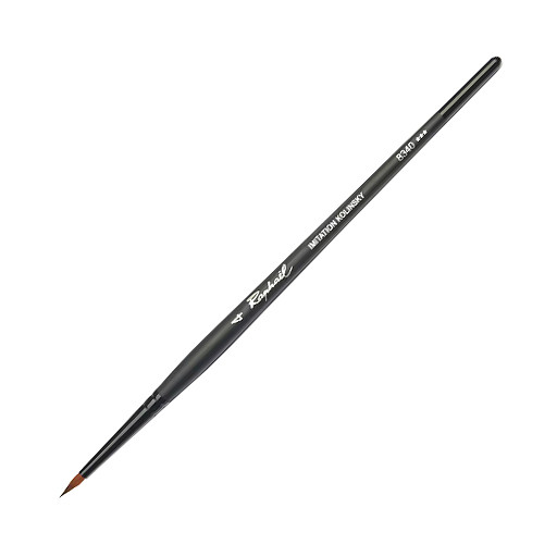 RAPHAËL STRADIVARIUS ROUND BRUSH SYNTHETIC KOLINSKY SABLE SHORT TIP SHORT HANDLE SERIES 8340