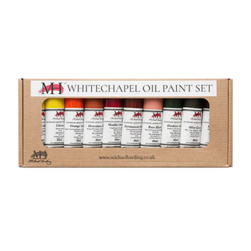 MICHAEL HARDING OIL PAINT WHITECHAPEL SELECTION SET OF 10 X 40 ML TUBES
