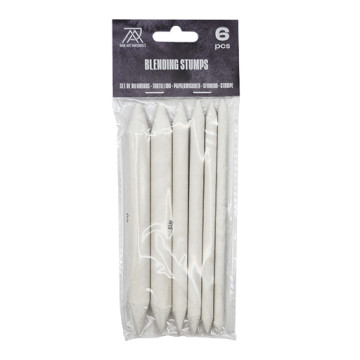 RAW ART MATERIALS SET OF 6 ASSORTED BLENDING STUMPS